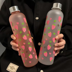 Fruity Print Kawaii Plastic Bottle (Random)