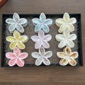 Korean flower claw clips