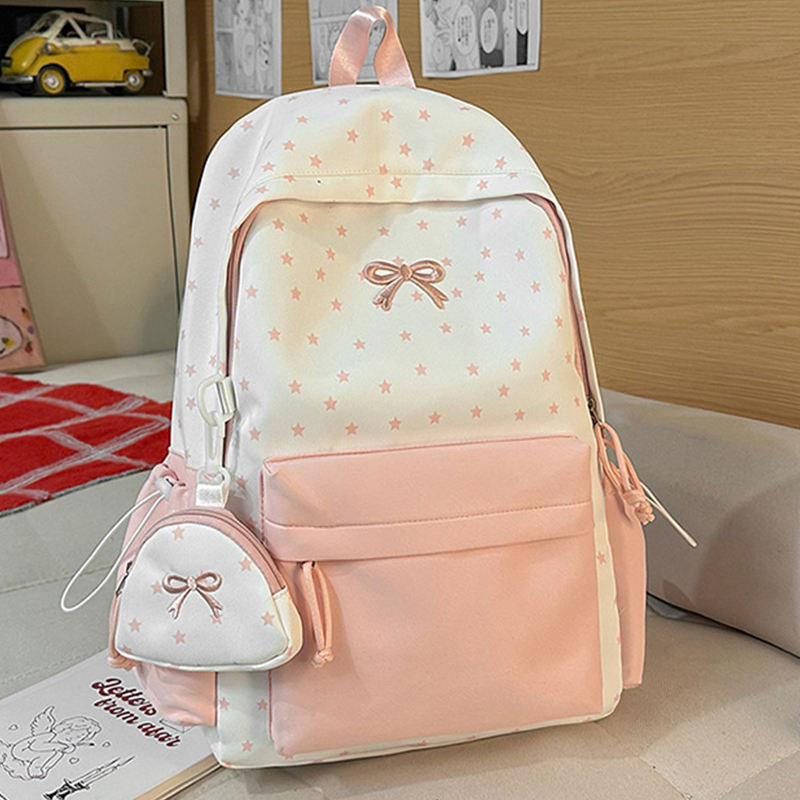 Cute Bow Print Bag