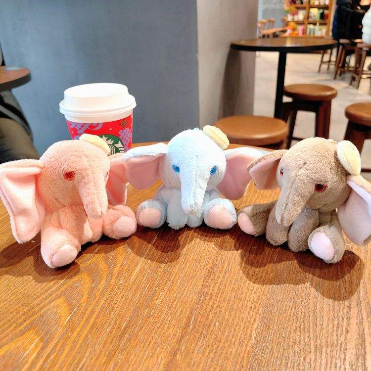 Cute Elephant Plushie Keychain