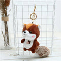 Squirrel Plushie Keychain