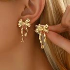 BIG BOW EARRING