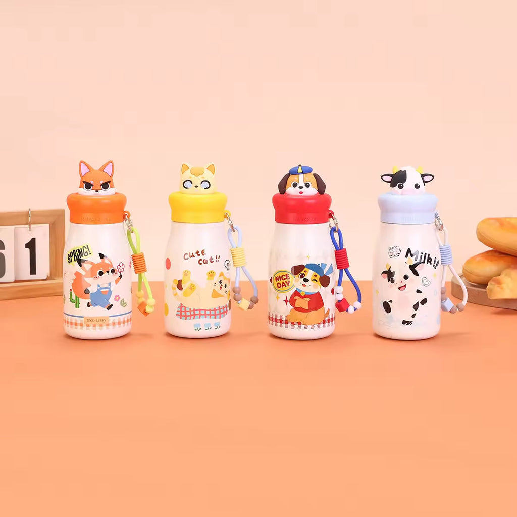 Animal Theme Fancy Sipper Bottle
