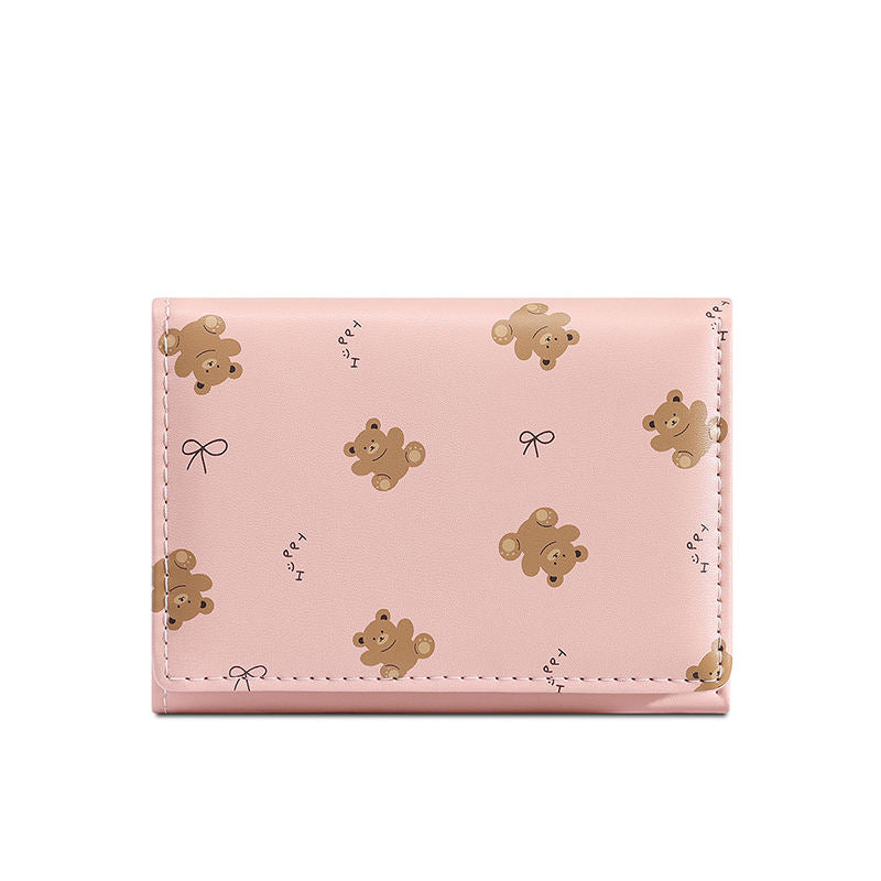 Teddy Print Wallet