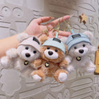 Cute Teddy with Cap Keychain