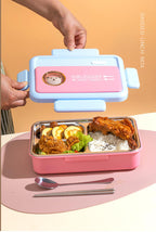 Cute Bear Cartoon Lunch Box