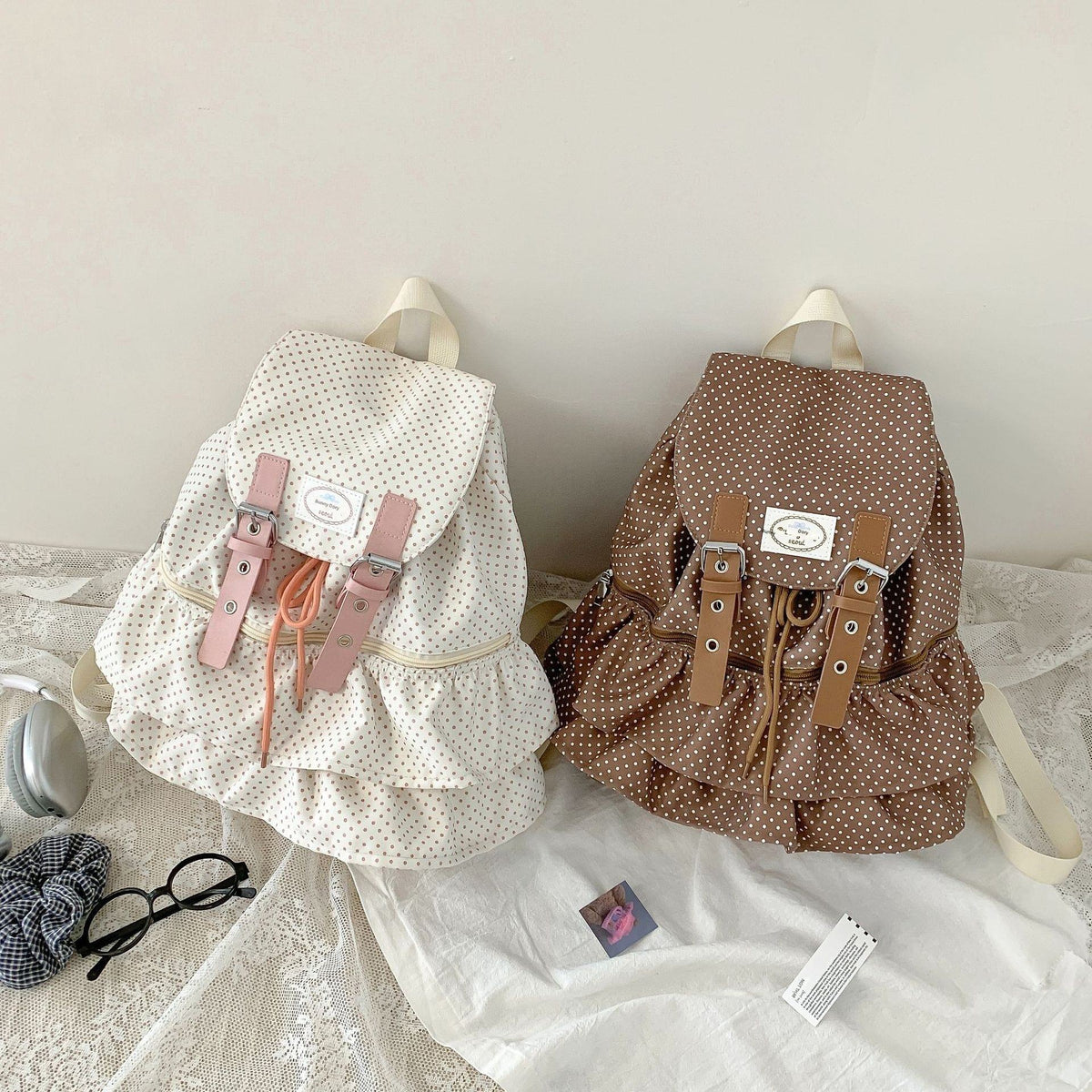 Polka Dot Backpack