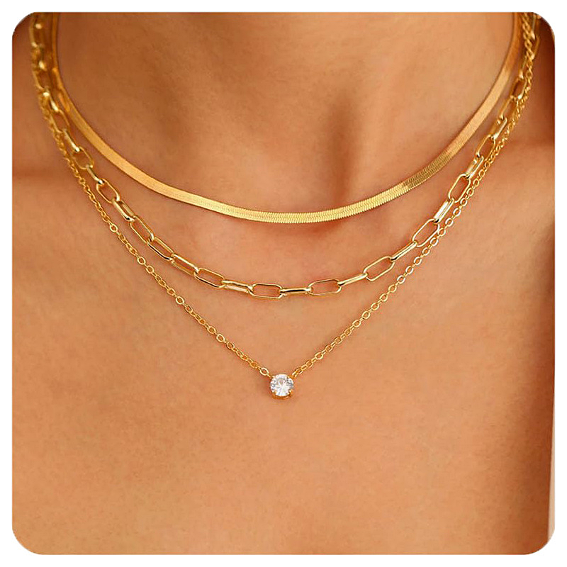 Dainty 3 Piece Set Necklace