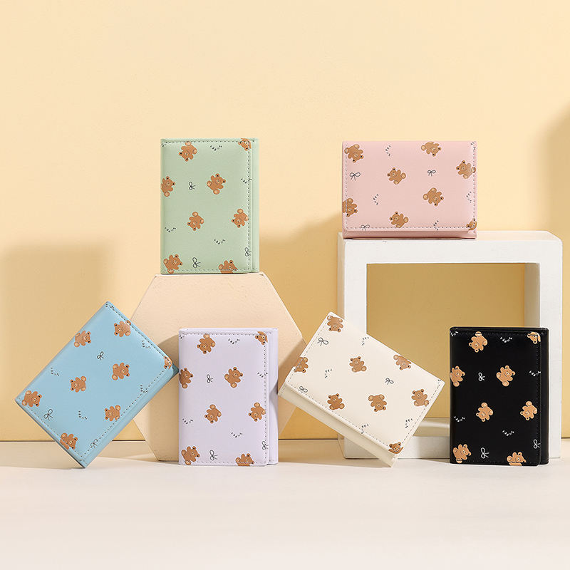 Teddy Print Wallet