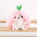 Cute Hiding Rabbit Keychain