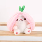 Cute Hiding Rabbit Keychain