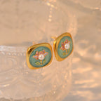 Beautiful Enamel Resin Earring