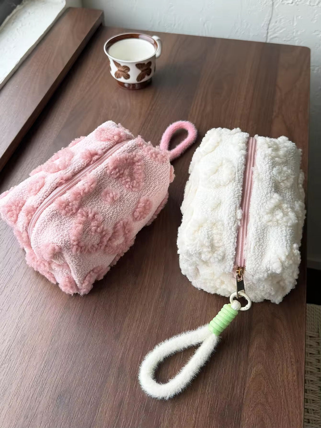Heart Shaped Cosmetic Pouch