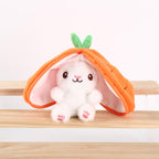 Cute Hiding Rabbit Keychain