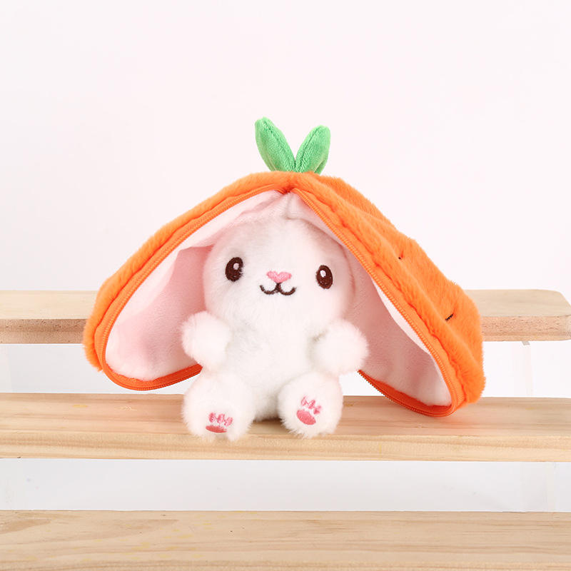 Cute Hiding Rabbit Keychain
