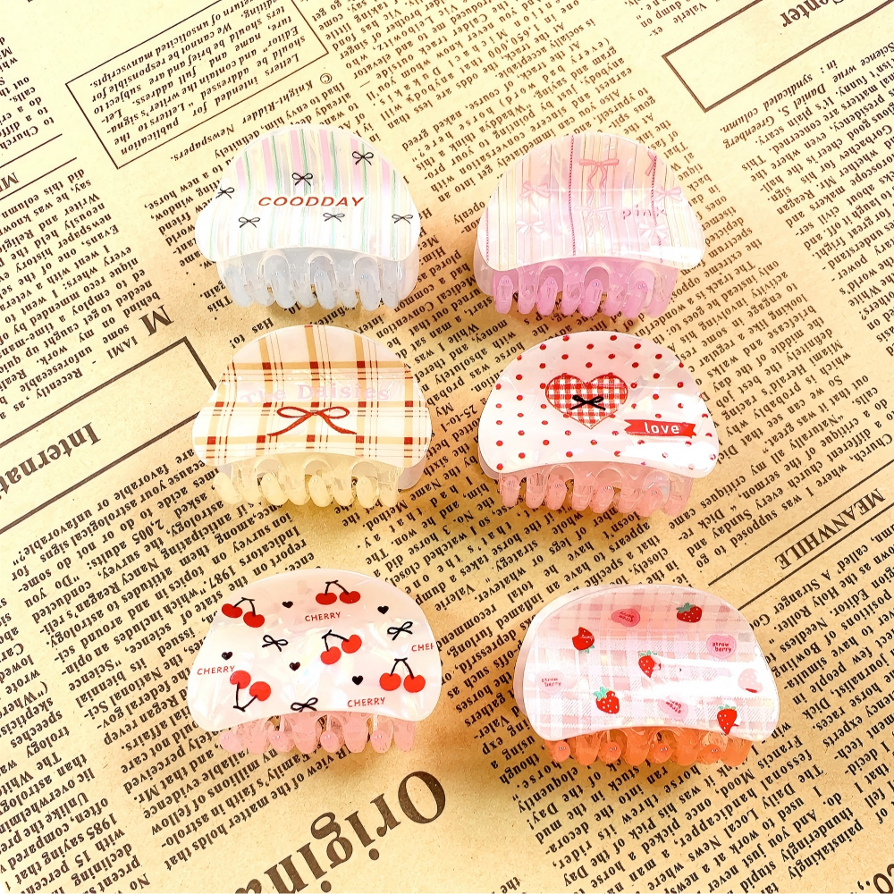 Kawaii Design Claw Clips
