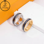 Unisex Black Diamond Ring