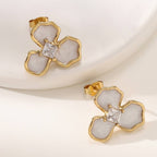 Flower & Pearl Designed Earring
