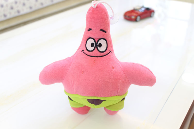 Patrick Star plush keychain