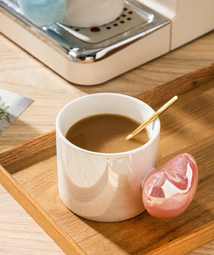 Kawaii Heart Ceramic Mug