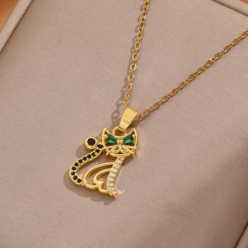 Cat Charm Necklace