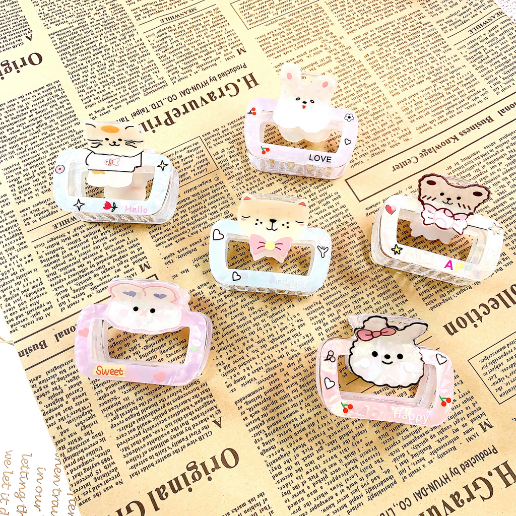 Cute Bear Claw Clip