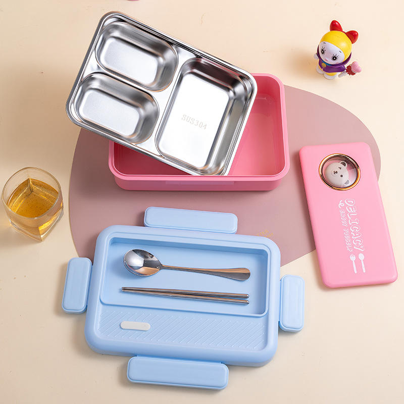 Cute Bear Cartoon Lunch Box