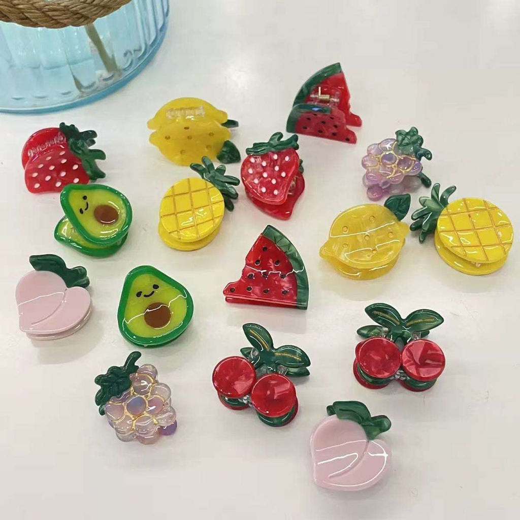 Korean Claw Clips In Fruit Design