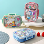 Stainless Steel Lunch Box With 2 Compartment