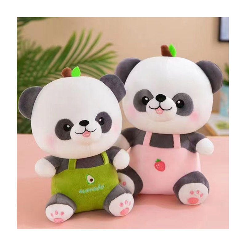 Panda Plushie With Fruit Dress