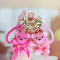 Teddy Keychain with Bell
