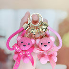 Teddy Keychain with Bell