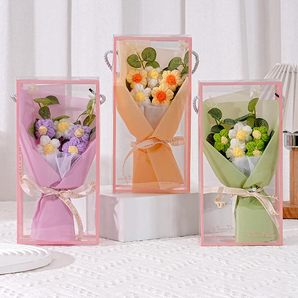 3 Crochet Flower Bouquet