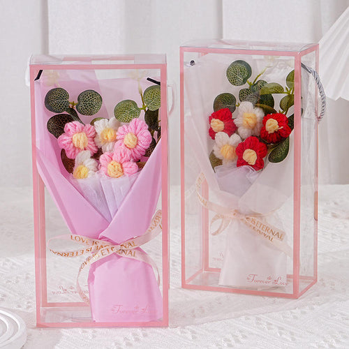 3 Crochet Flower Bouquet