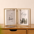 Double Sided Rotate Photo Frame (5×7 in)