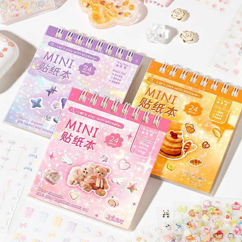 Cartoon Mini Sticker Book ( SET OF 3 )