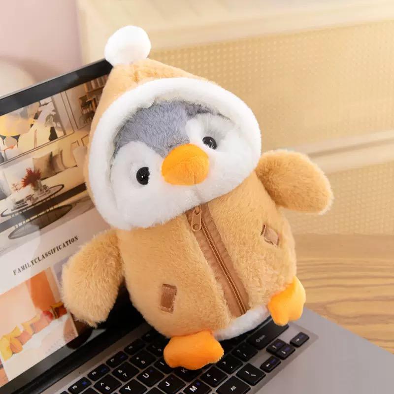 Penguin With Hoodie Soft Toy
