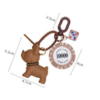 Cute Dog Bag Charm