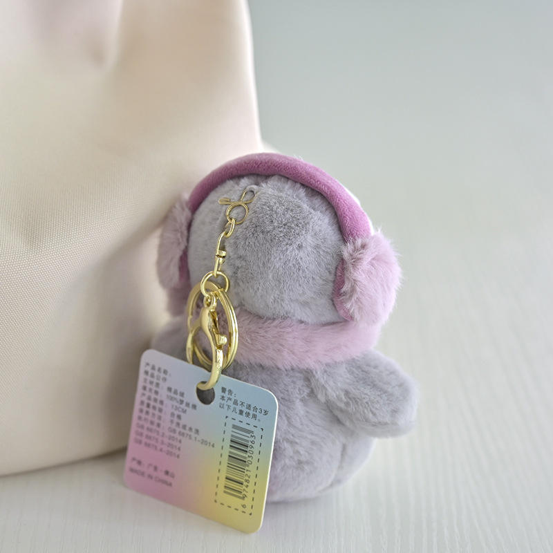 Cute Penguin Plushie Keychain