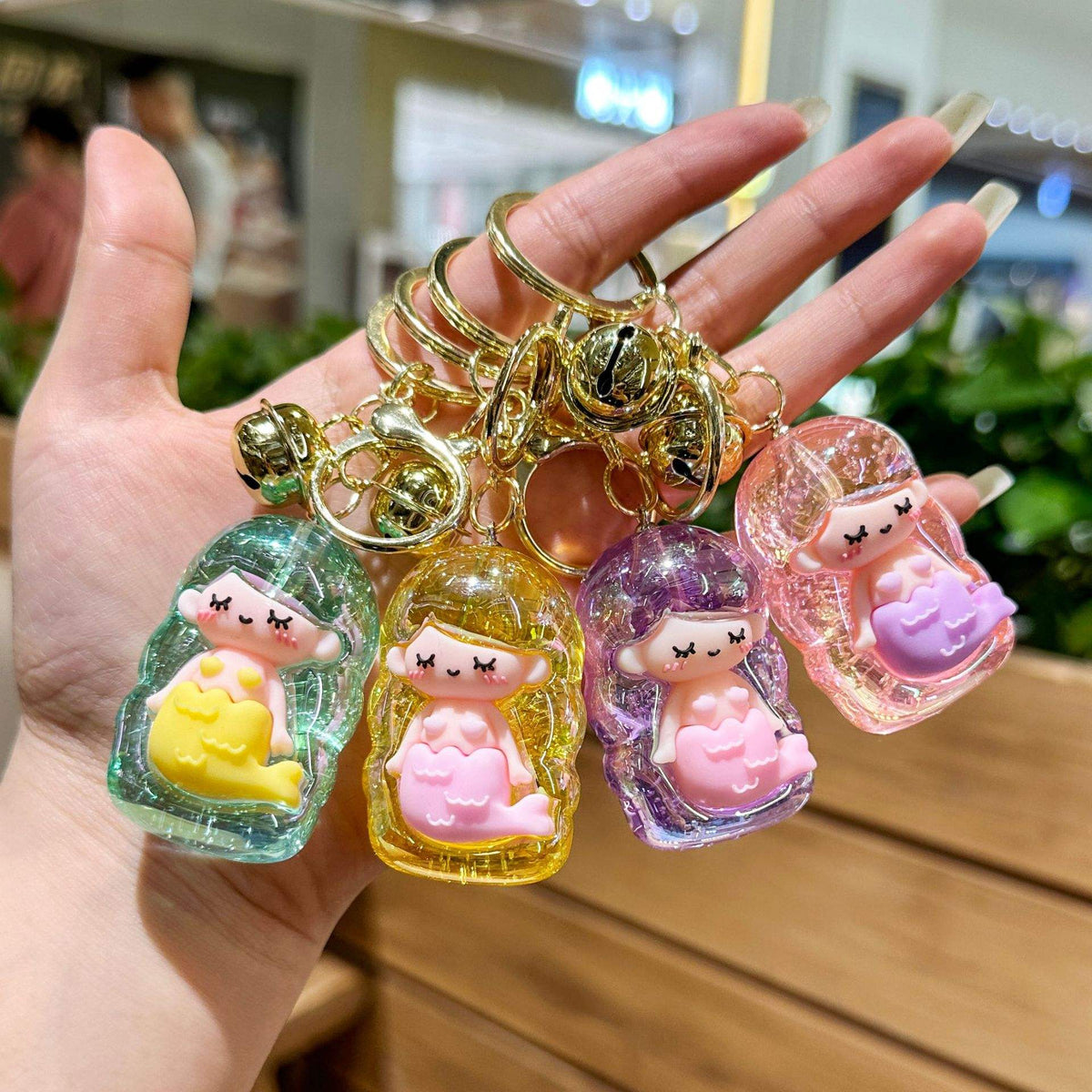 Holographic Mermaid Keychain