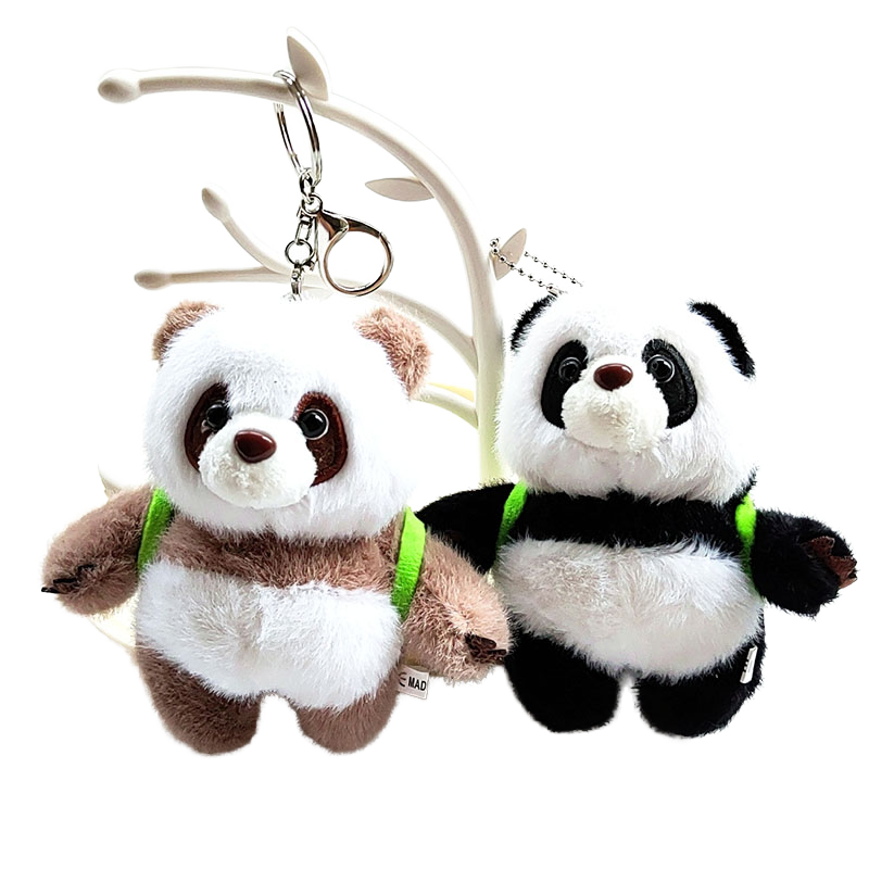 Panda With Bag Keychain