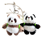 Panda With Bag Keychain