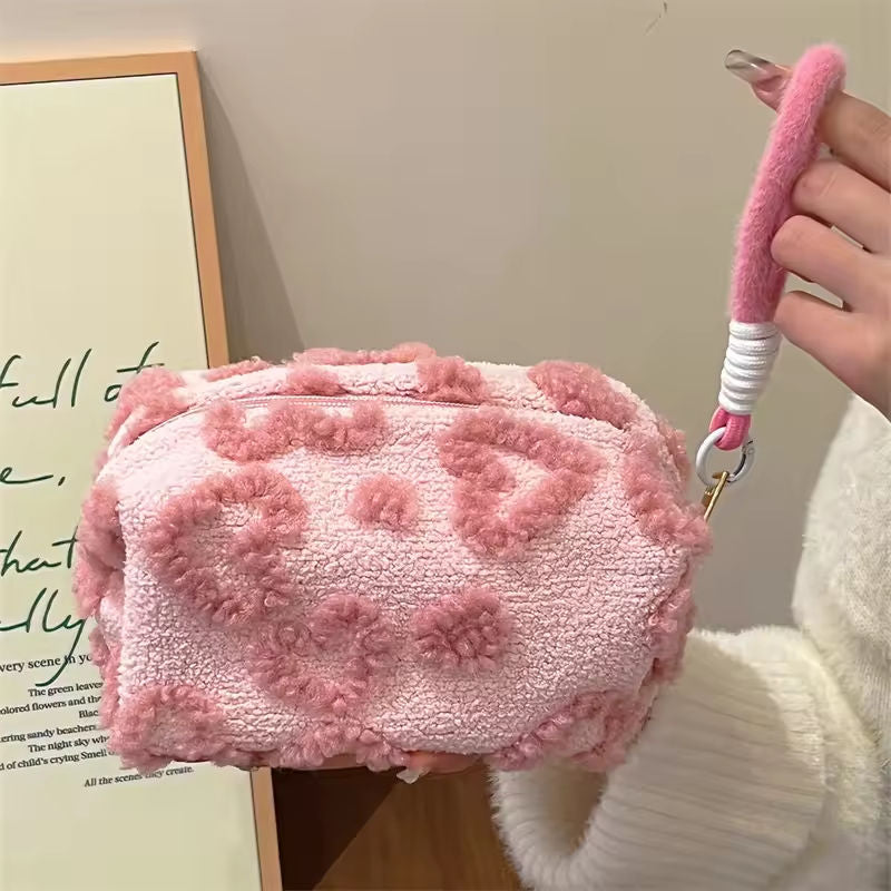 Heart Shaped Cosmetic Pouch