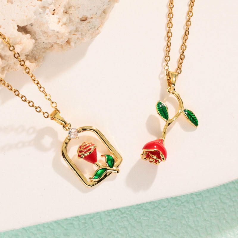 Cute Tulip Necklace
