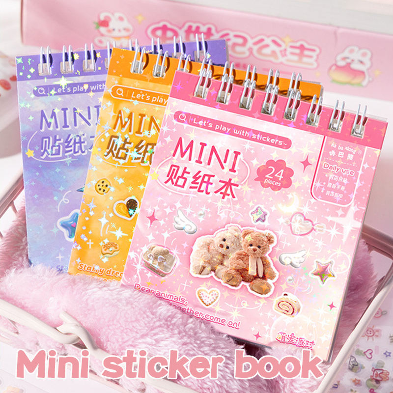 Cartoon Mini Sticker Book ( SET OF 3 )