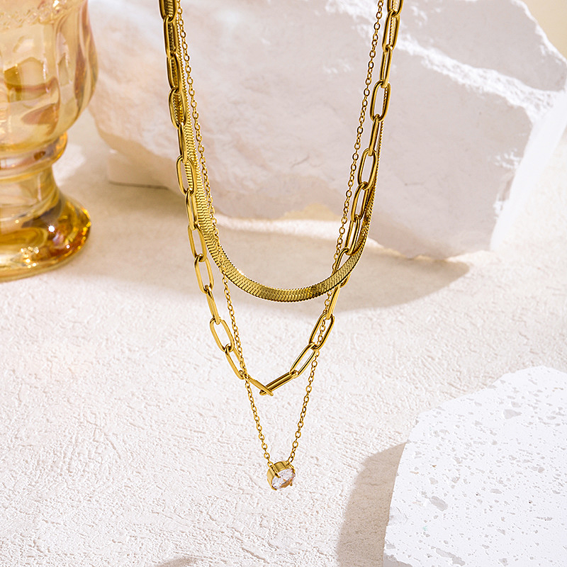 Dainty 3 Piece Set Necklace
