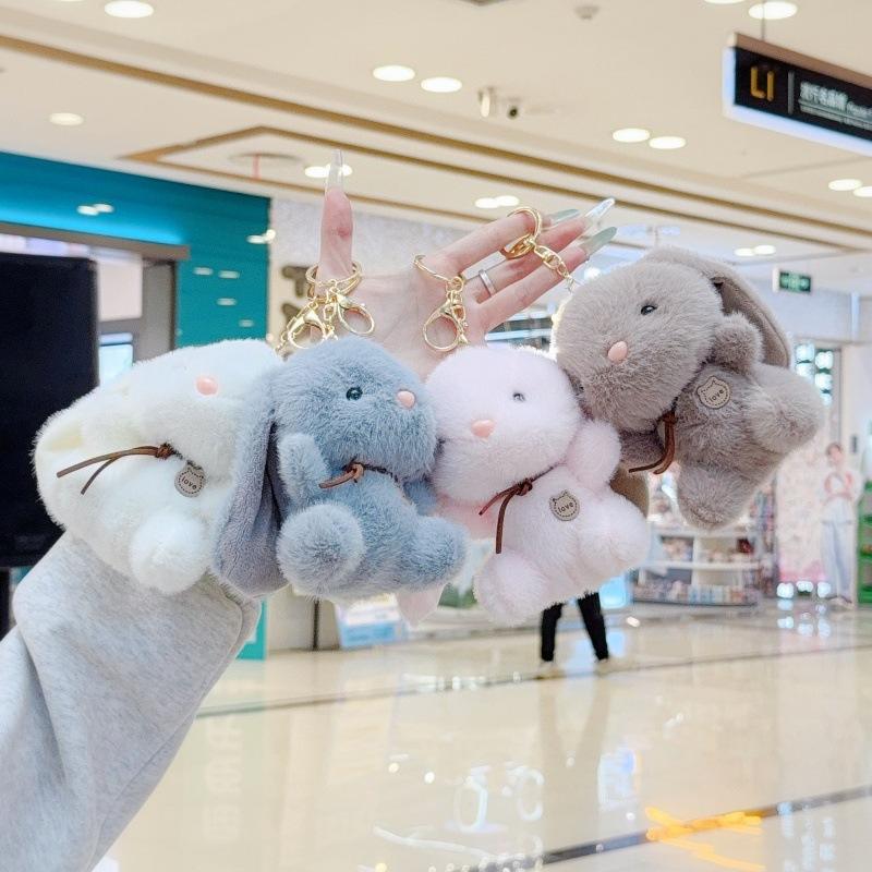 Cute Bunny Soft Toy Keychain