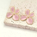 Four Petal Flower Earring