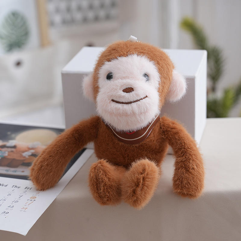 Monkey Soft Toy Keychain