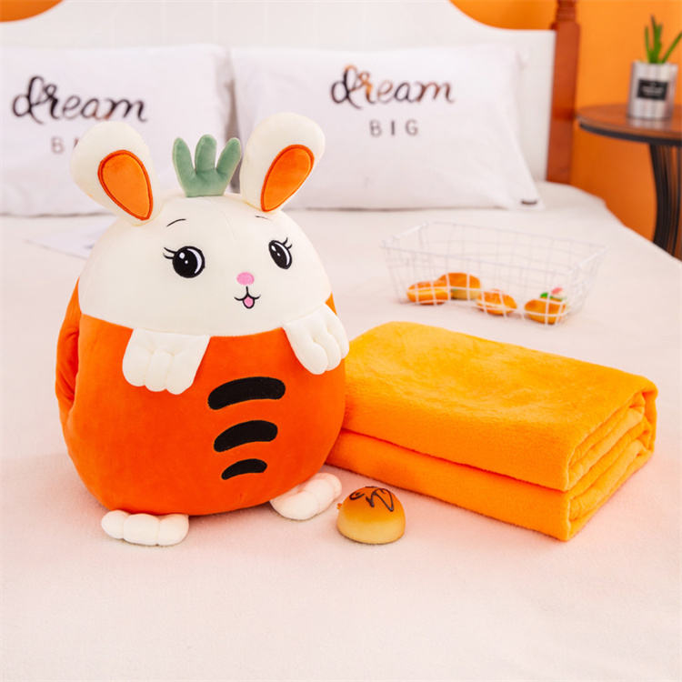 Cute Fruit Plushies With Blanket